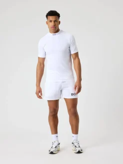 Björn Borg T-Shirts|Tennis & Padel * Borg ock Neck T-hirt Brilliant White