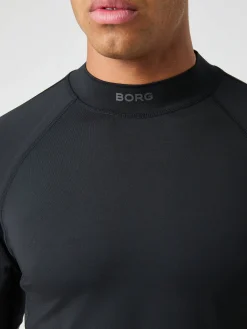 Björn Borg T-Shirts|Tennis & Padel * Borg ock Neck T-hirt Black Beauty