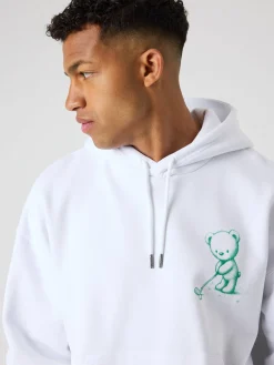 Björn Borg Hoodies|Golf * Borg Overized Hoodie Brilliant White