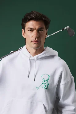 Björn Borg Hoodies|Golf * Borg Overized Hoodie Brilliant White