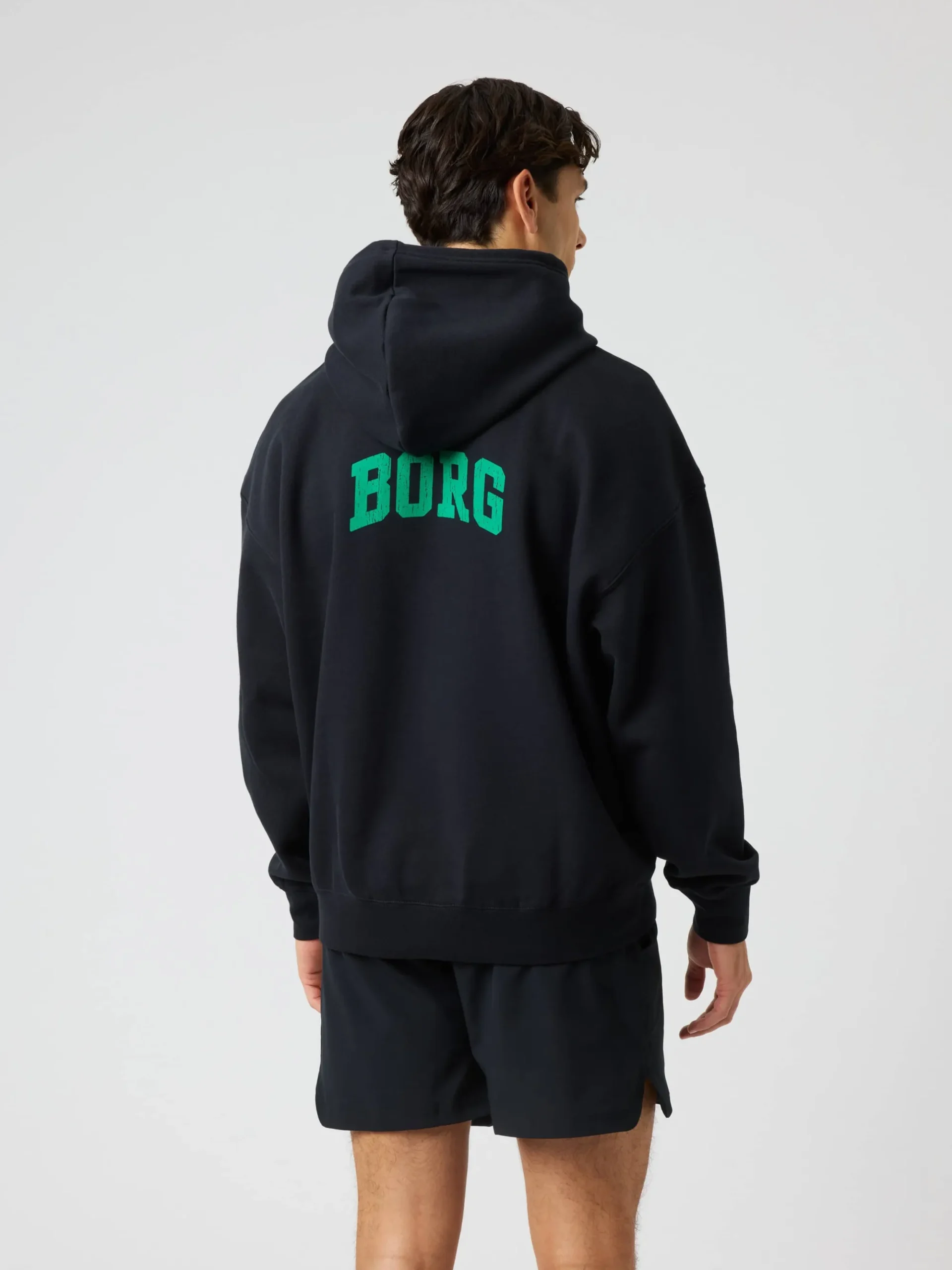 Björn Borg Hoodies|Golf * Borg Overized Hoodie Black Beauty