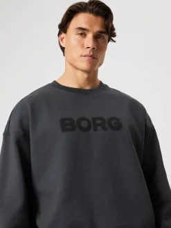 Björn Borg Tröjor * Borg Overized weathirt Asphalt