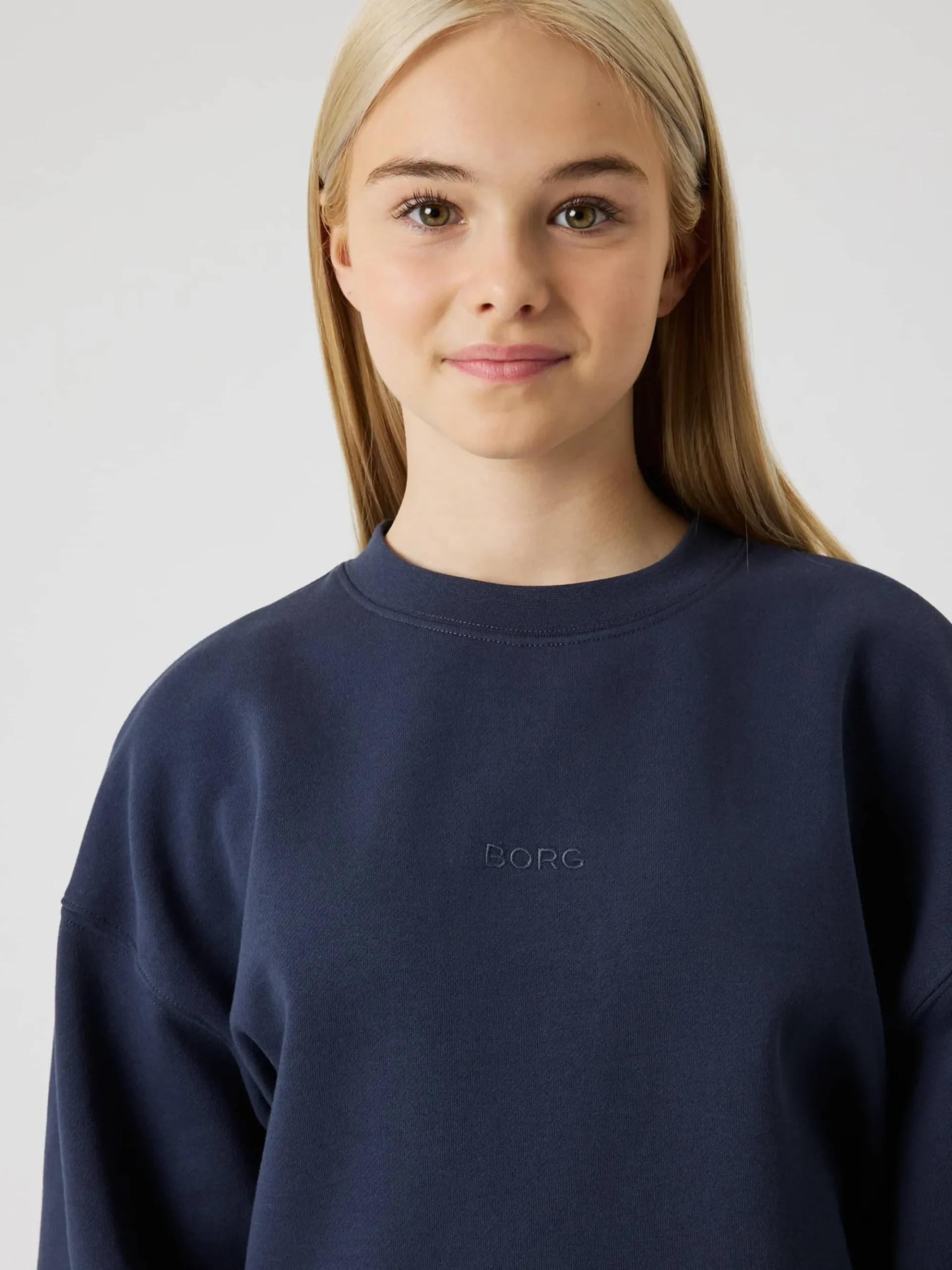 Björn Borg Hoodies & Tröjor|Toppar * Borg Oversized Sweatshirt Odyssey Gray