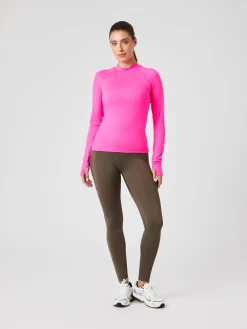 Björn Borg Tröjor * Borg Perforance Bruhed ockneck Pink Glo