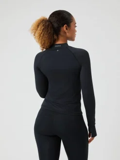 Björn Borg Löpning|Tröjor * Borg Perforance Bruhed ockneck Black Beauty