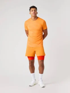 Björn Borg T-Shirts * Borg Perforance T-hirt Sun Orange