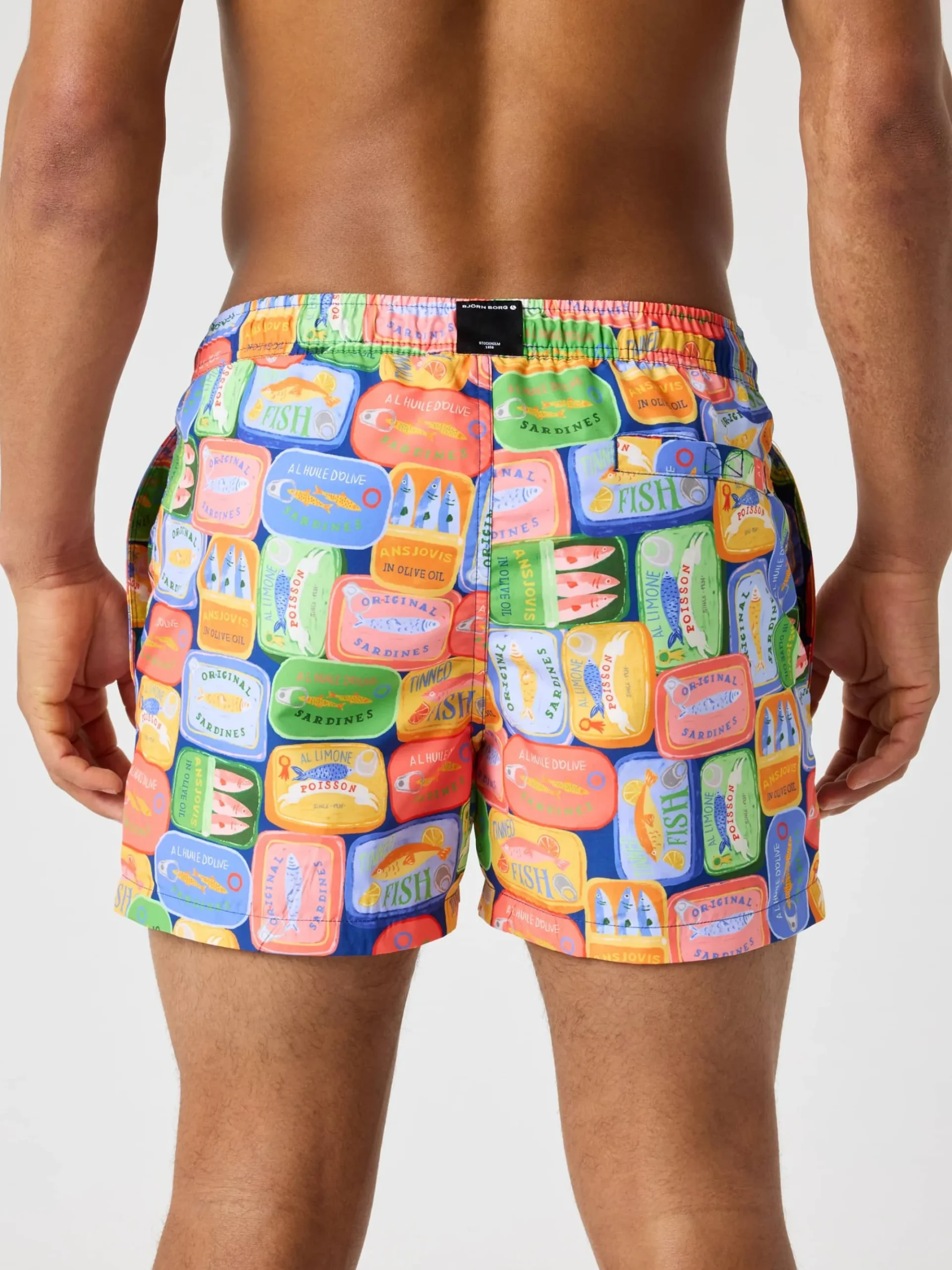 Björn Borg Badshorts|Bad * Borg Print wi hort Sardines 1
