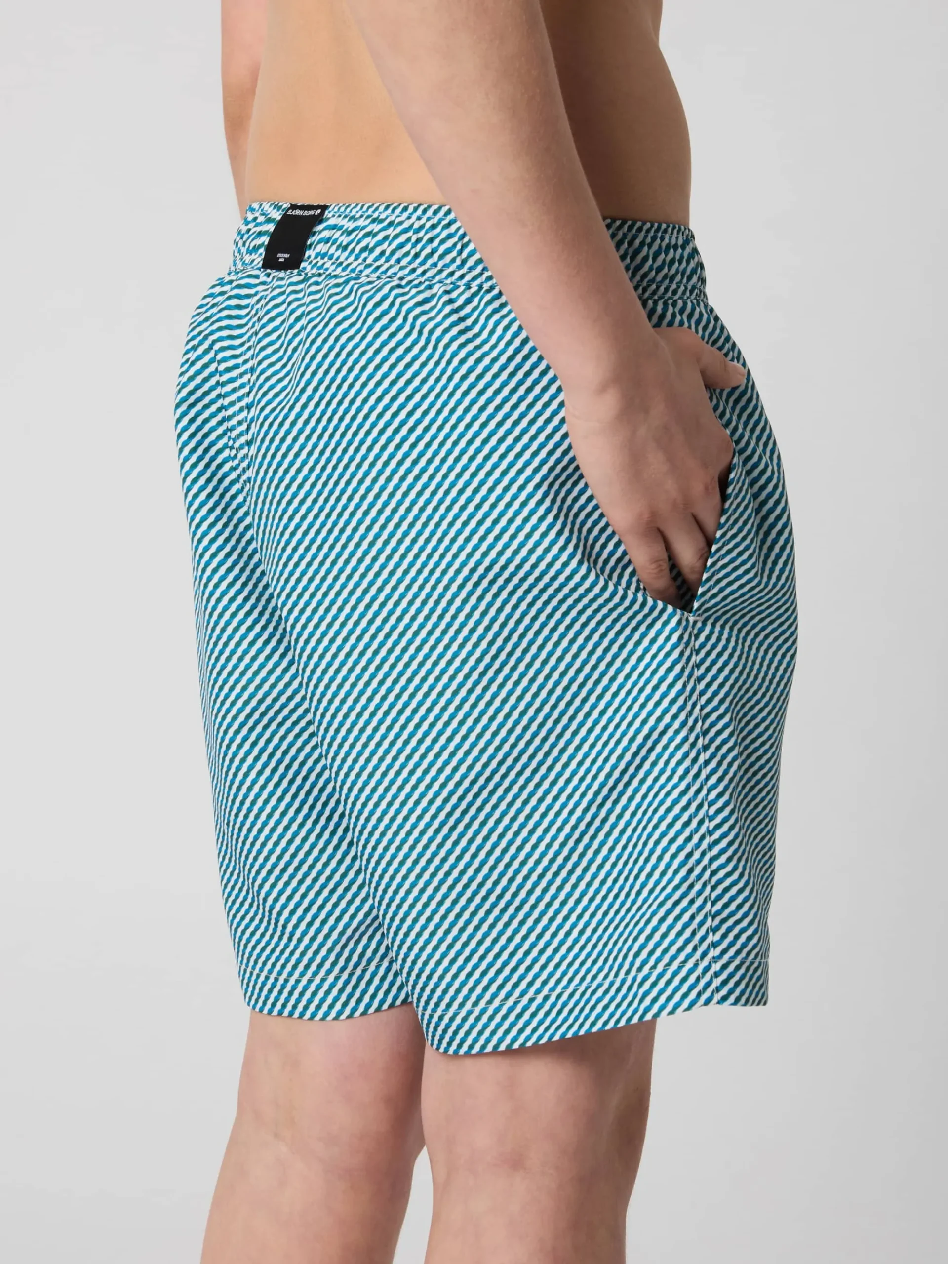 Björn Borg Badbyxor * Borg Print Swim Shorts Candy Stripe 2