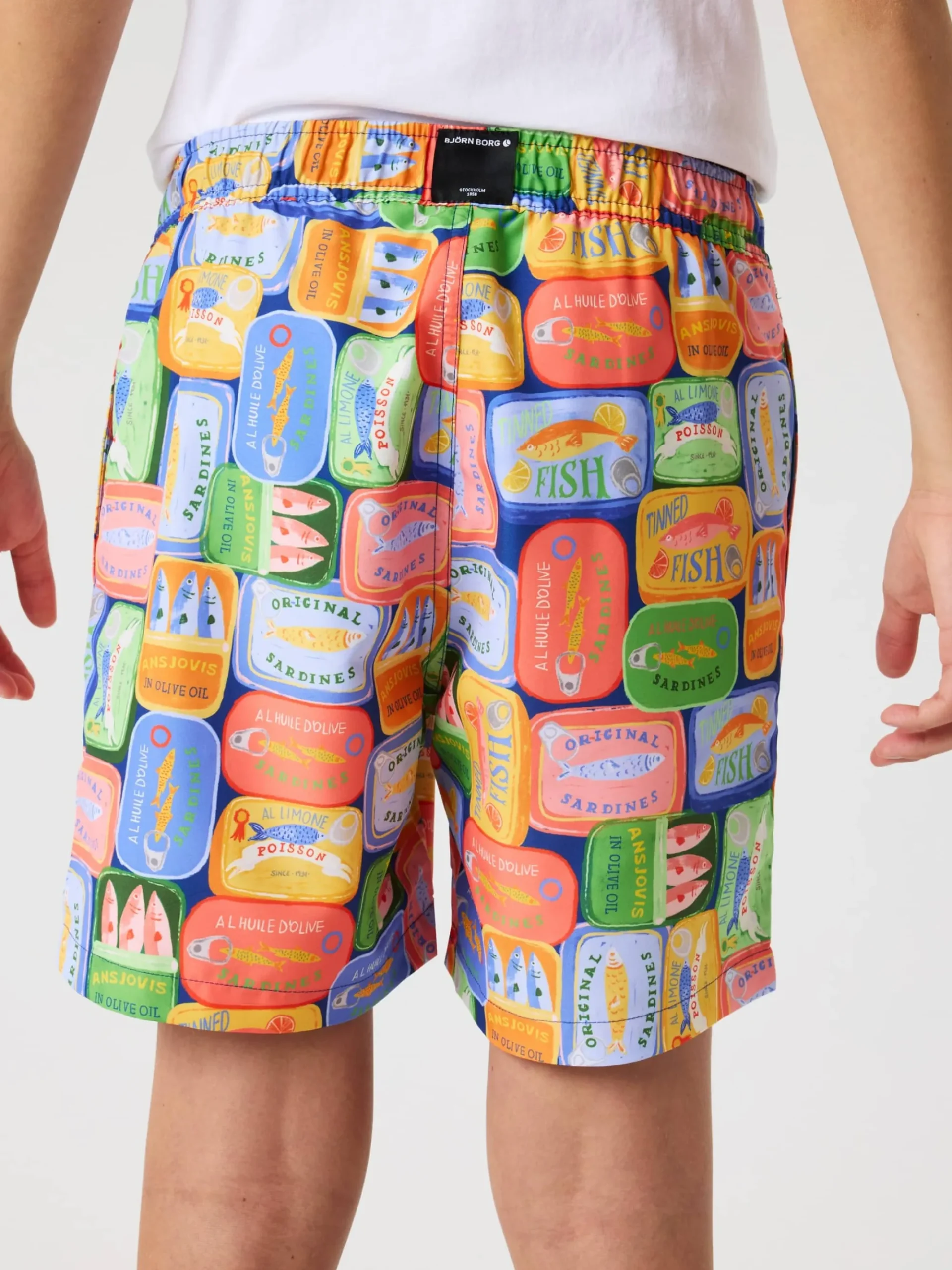 Björn Borg Badbyxor * Borg Print Swim Shorts Sardines 1