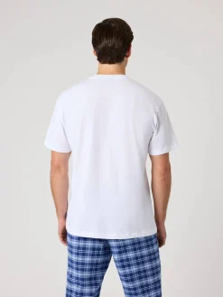 Björn Borg T-Shirts|Pyjamas * Borg Reaxed T-hirt Brilliant White