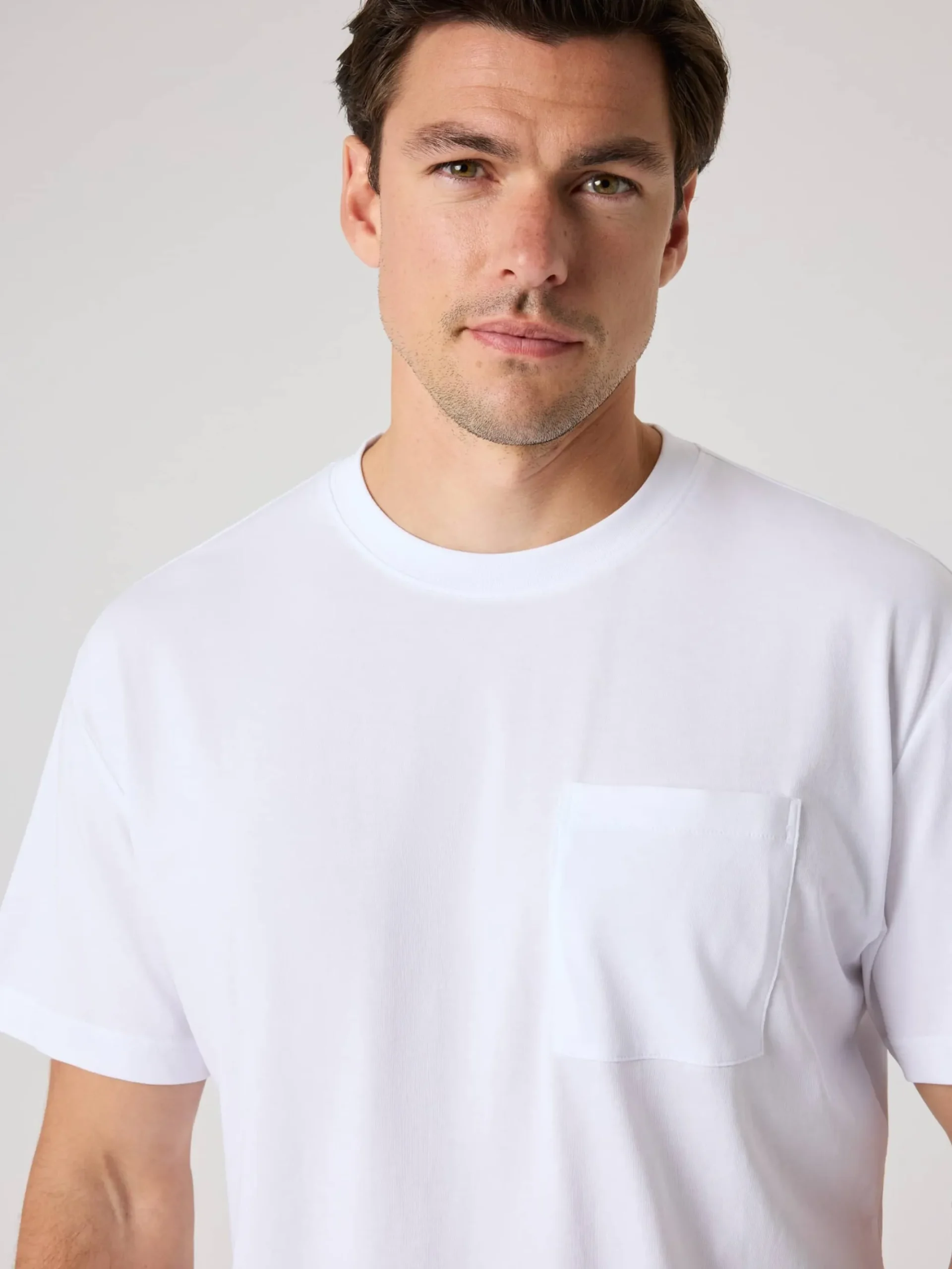 Björn Borg T-Shirts|Pyjamas * Borg Reaxed T-hirt Brilliant White