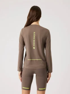 Björn Borg T-Shirts|Löpning * Borg Running Feather ong eeve T-hirt