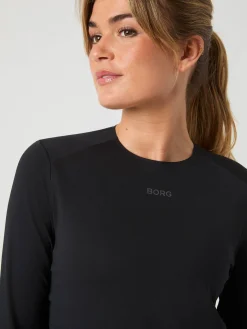 Björn Borg T-Shirts|Löpning * Borg Running Feather ong eeve T-hirt