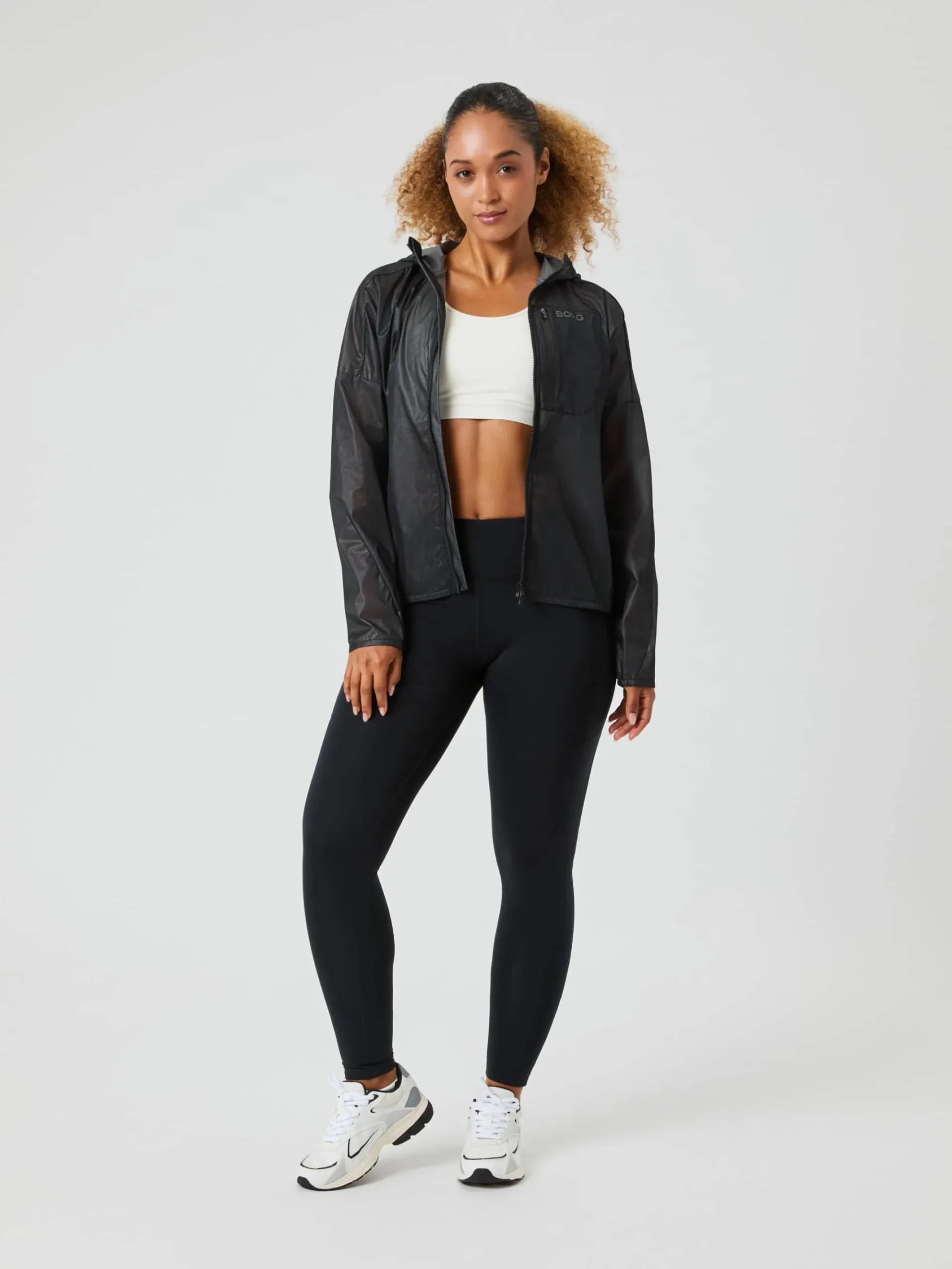 Björn Borg Löpning|Jackor * Borg Running Jacket Black Beauty