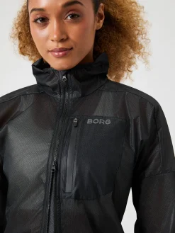 Björn Borg Löpning|Jackor * Borg Running Jacket Black Beauty