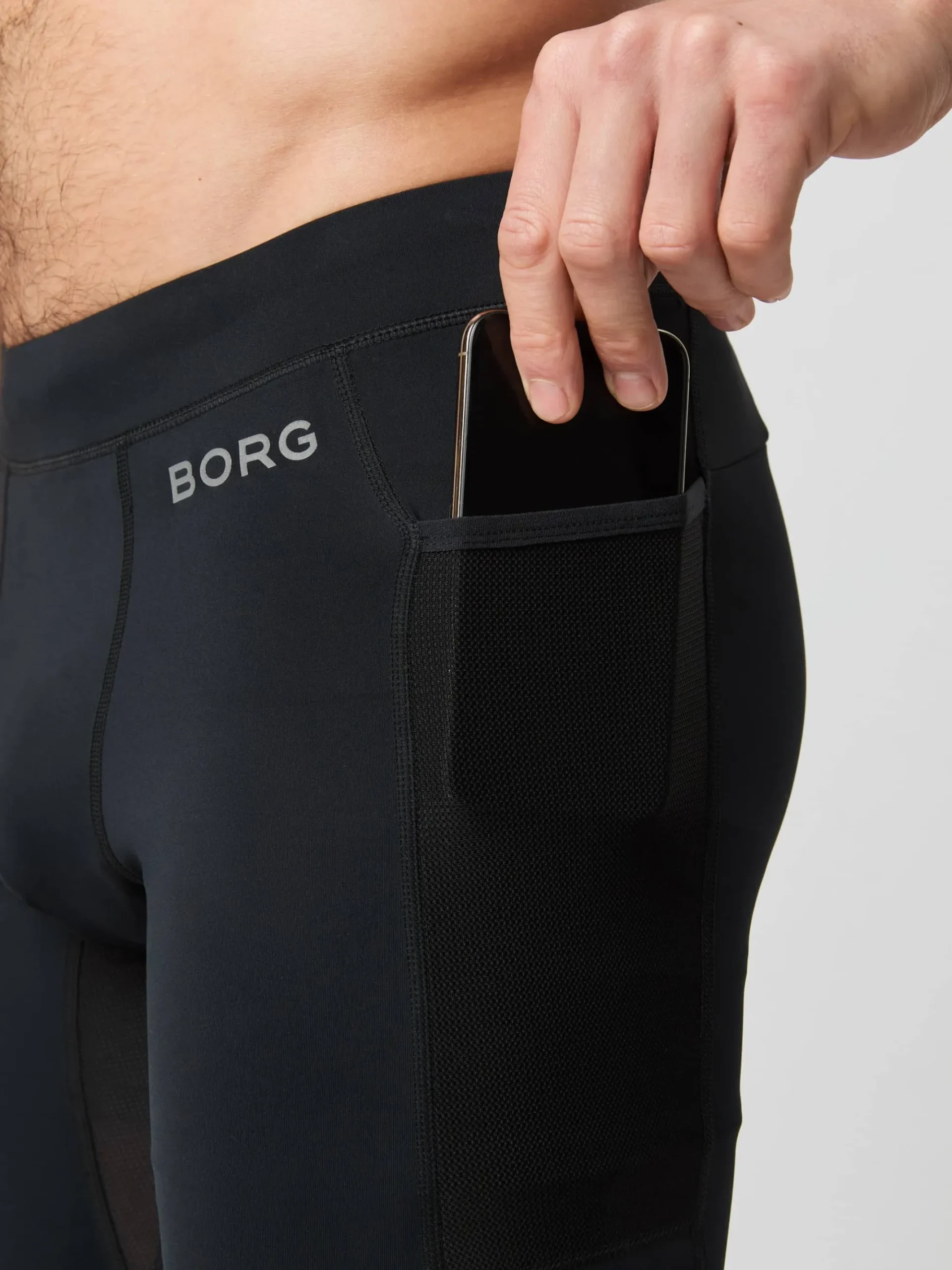 Björn Borg Träningstights|Gym & Träning * Borg Running hort Tight Black Beauty