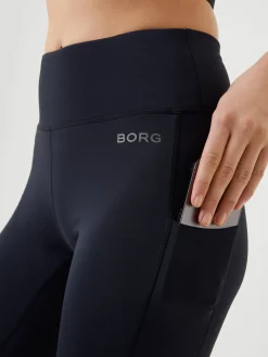 Björn Borg Löpning|Träningstights * Borg Running Winter Tight Black Beauty