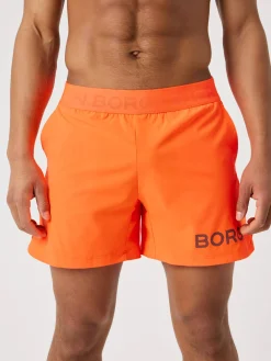 Björn Borg Gym & Träning|Shorts * Borg hort 6 Inch Shocking Orange