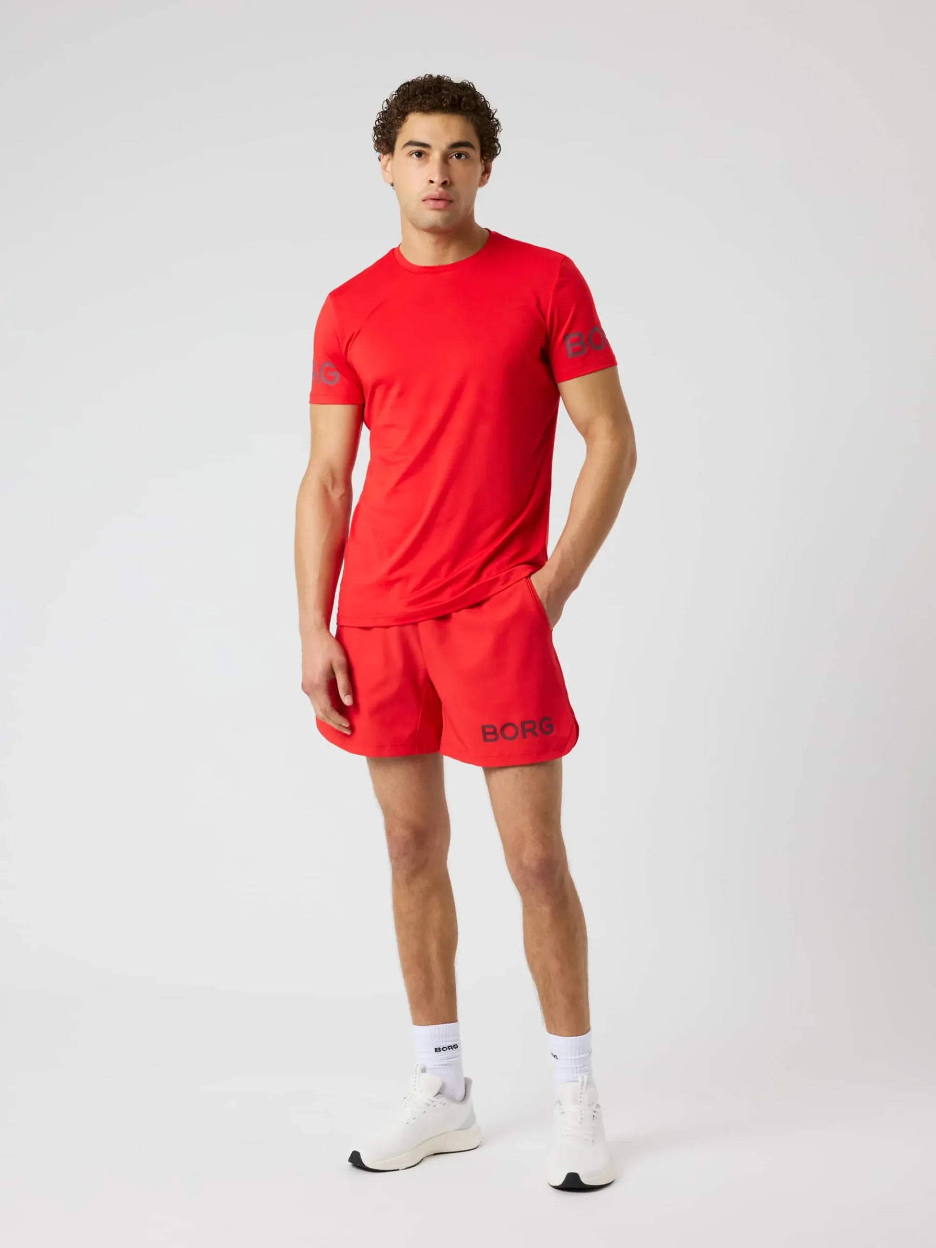 Björn Borg Gym & Träning|Shorts * Borg hort 6 Inch Flame Scarlet