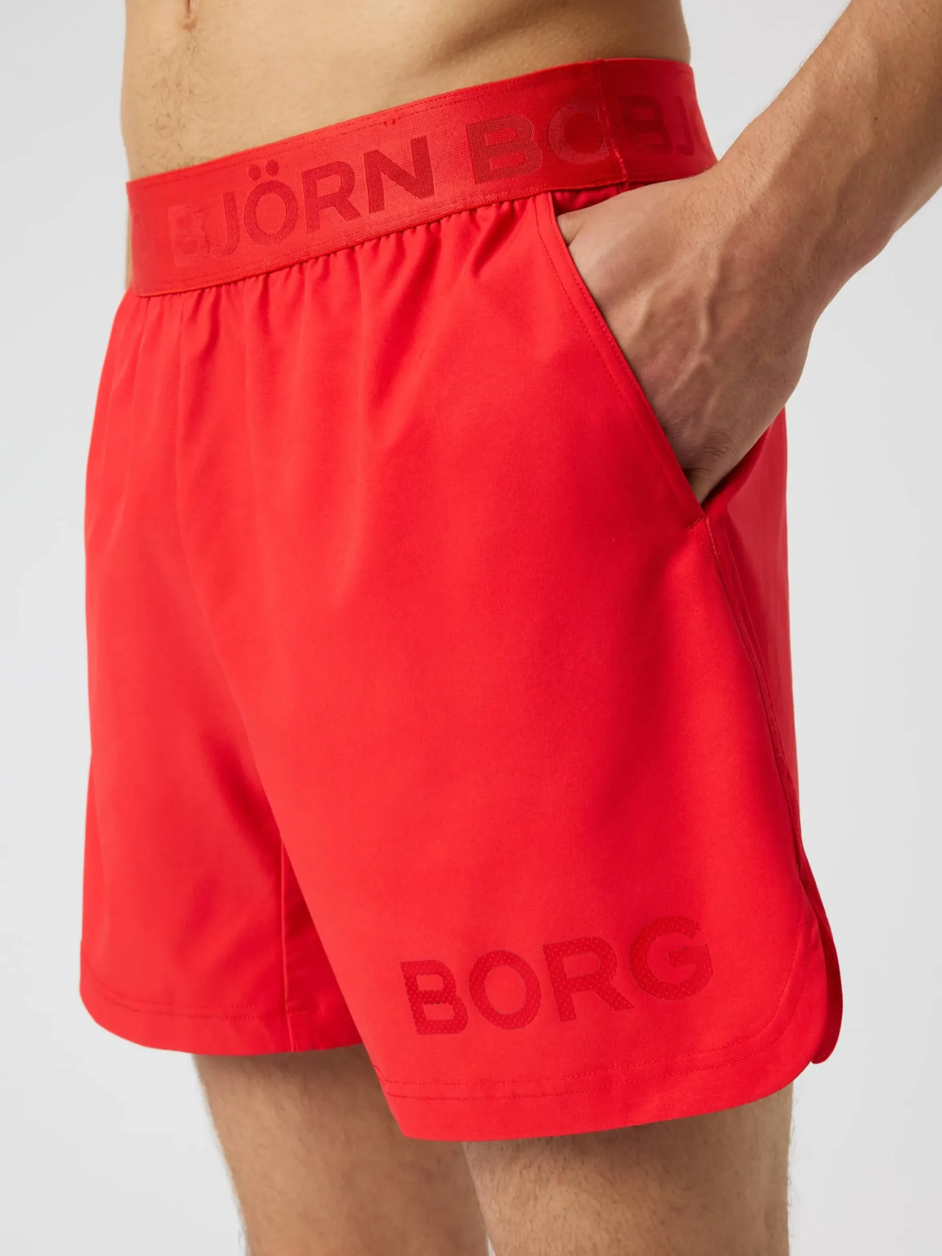 Björn Borg Gym & Träning|Shorts * Borg hort 6 Inch Flame Scarlet