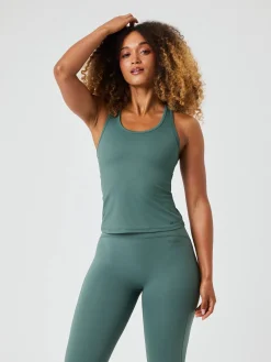 Björn Borg Toppar * Borg oft Racerback Tank Top Balsam Green