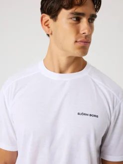 Björn Borg T-Shirts|Gym & Träning * Borg oft port T-hirt Brilliant White