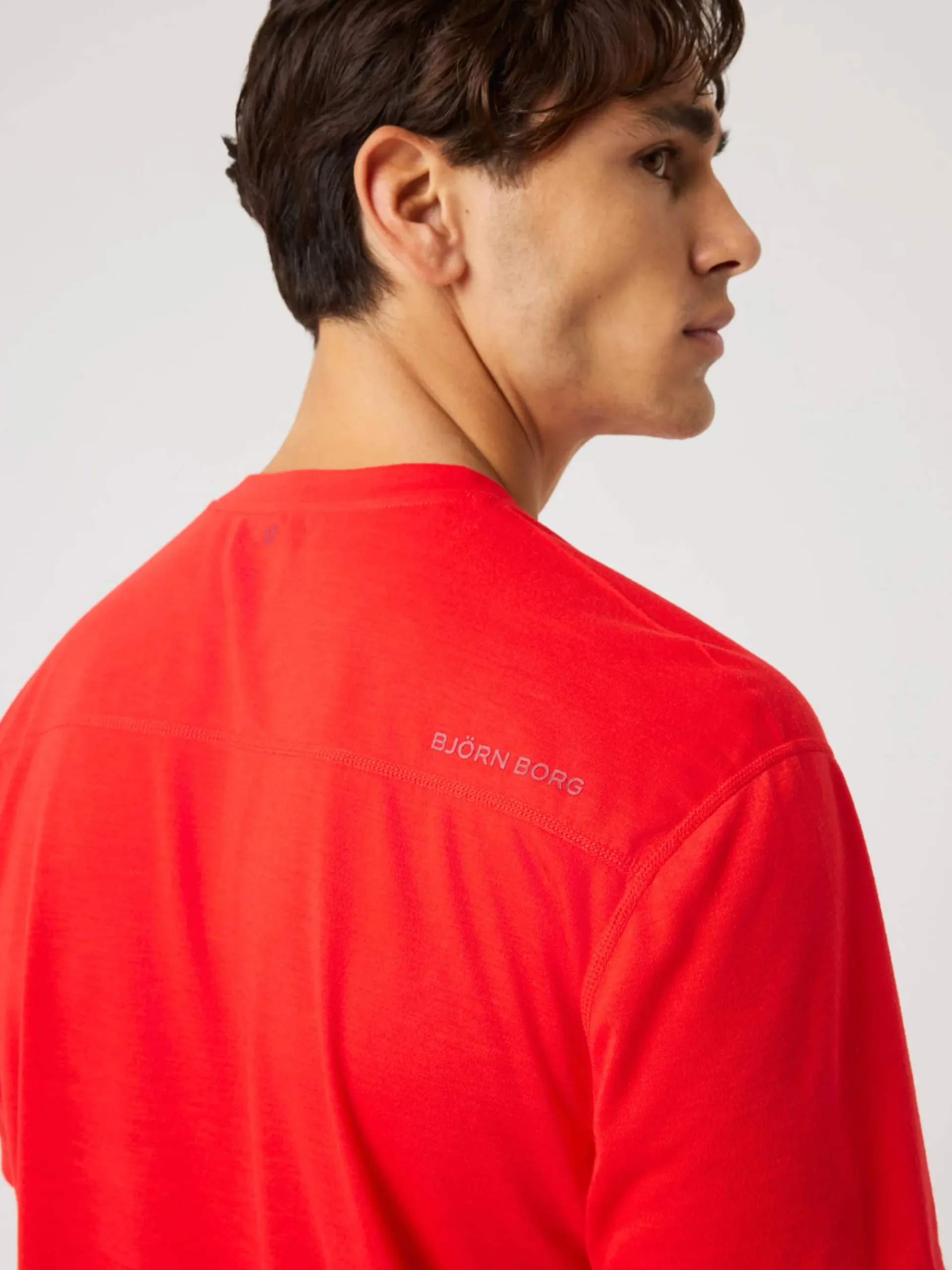 Björn Borg T-Shirts|Gym & Träning * Borg oft port T-hirt Flame Scarlet