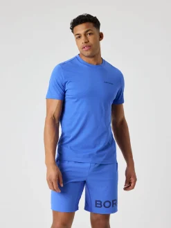 Björn Borg T-Shirts|Gym & Träning * Borg port T-hirt Amparo Blue