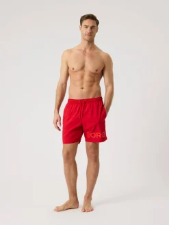Björn Borg Badshorts|Bad * Borg wi hort Pompeian Red