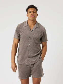 Björn Borg Badshorts|Skjortor * Borg Toweing Poo hirt Taupe Melange