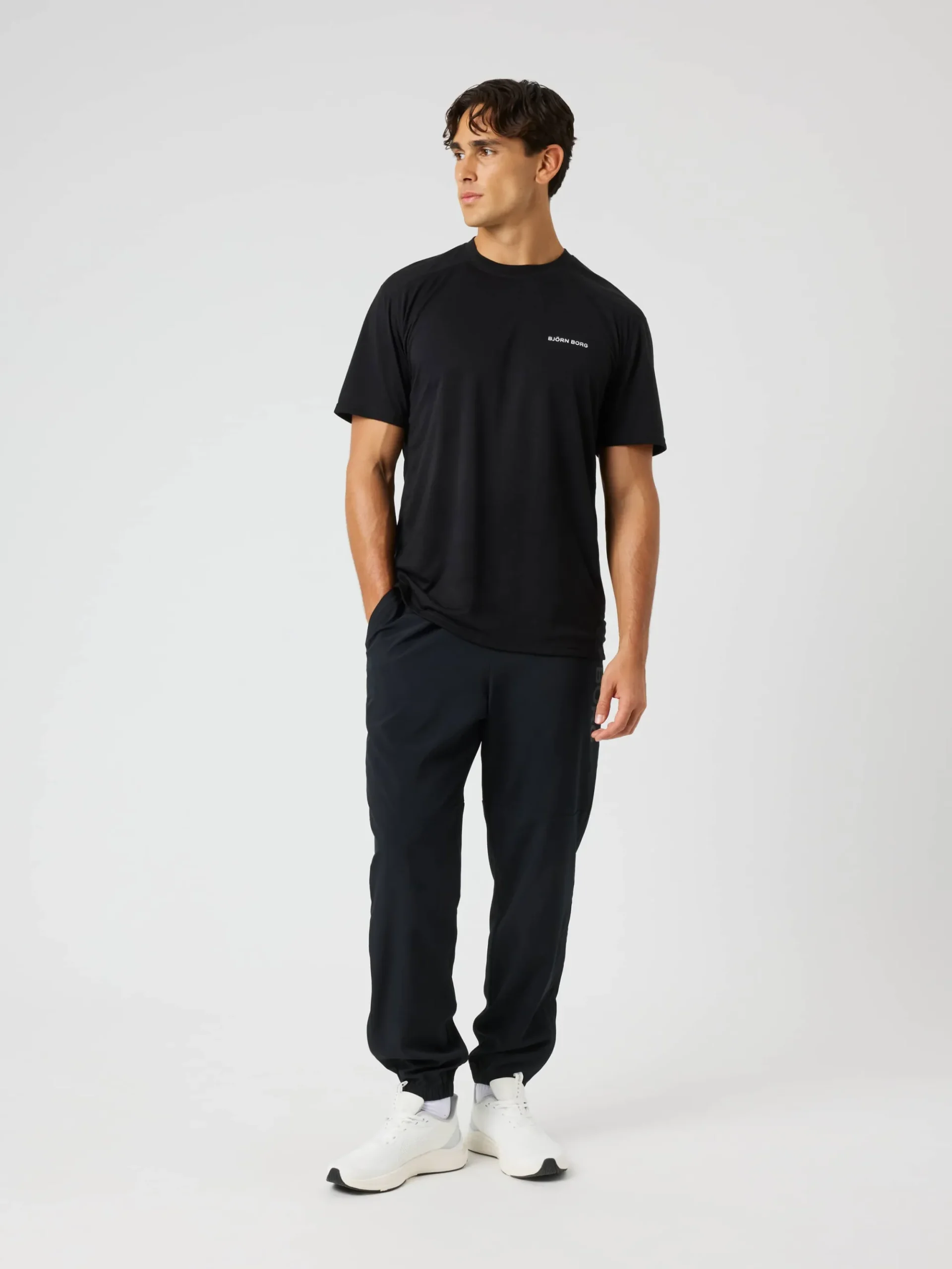 Björn Borg Byxor|Gym & Träning * Borg Training Pant Black Beauty