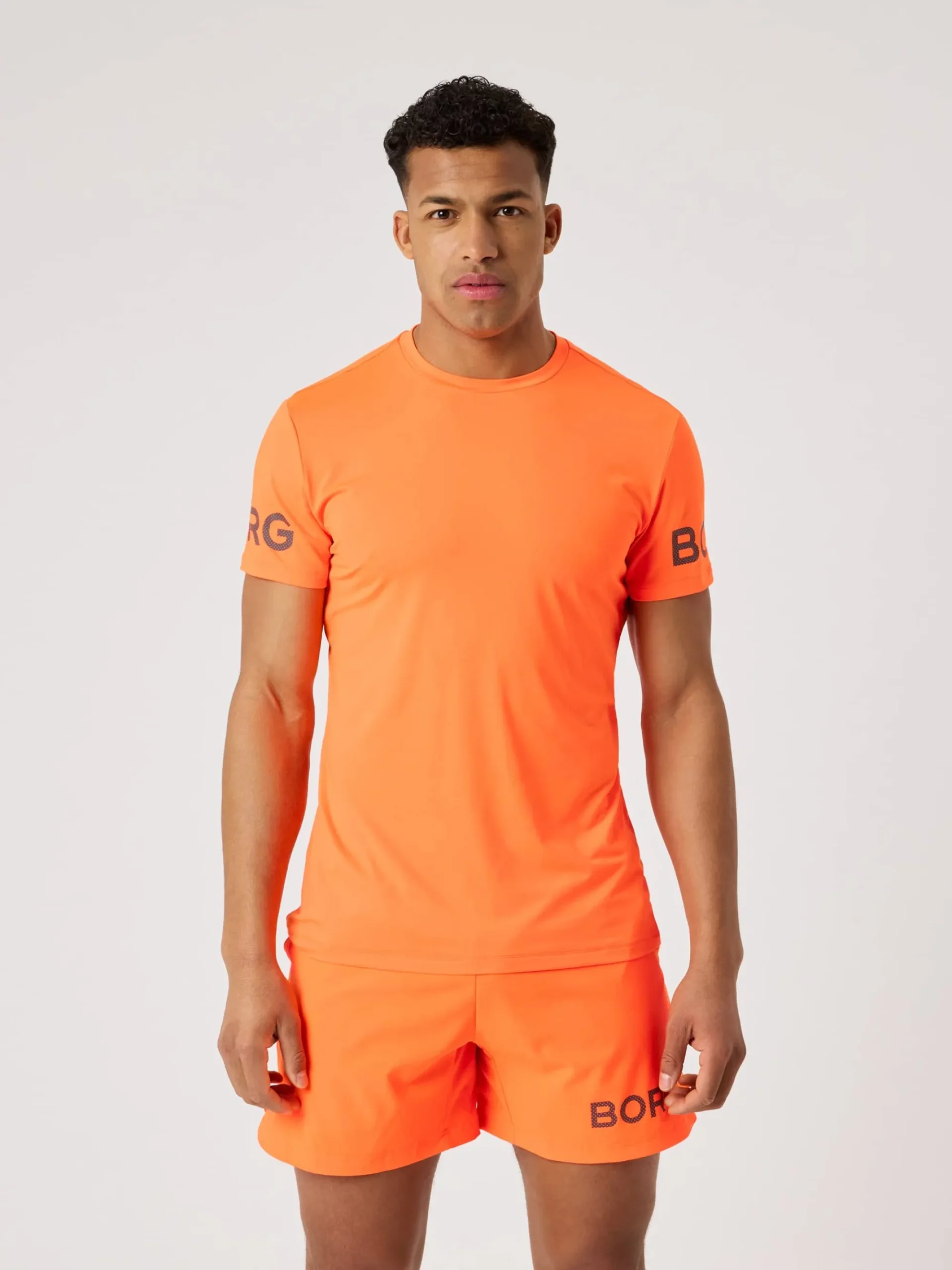 Björn Borg T-Shirts|Gym & Träning * Borg T-hirt Shocking Orange