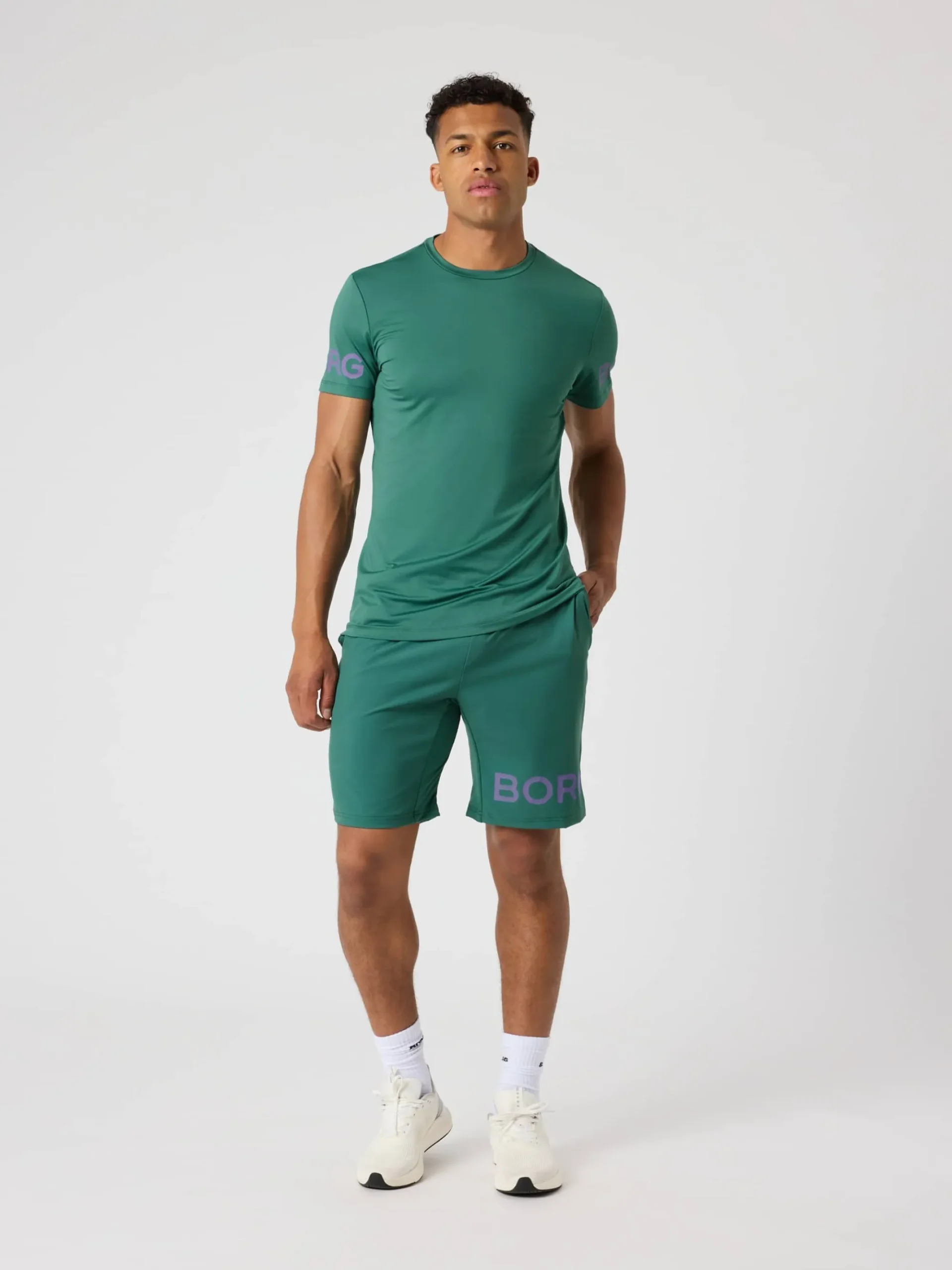 Björn Borg T-Shirts|Gym & Träning * Borg T-hirt Mallard Green