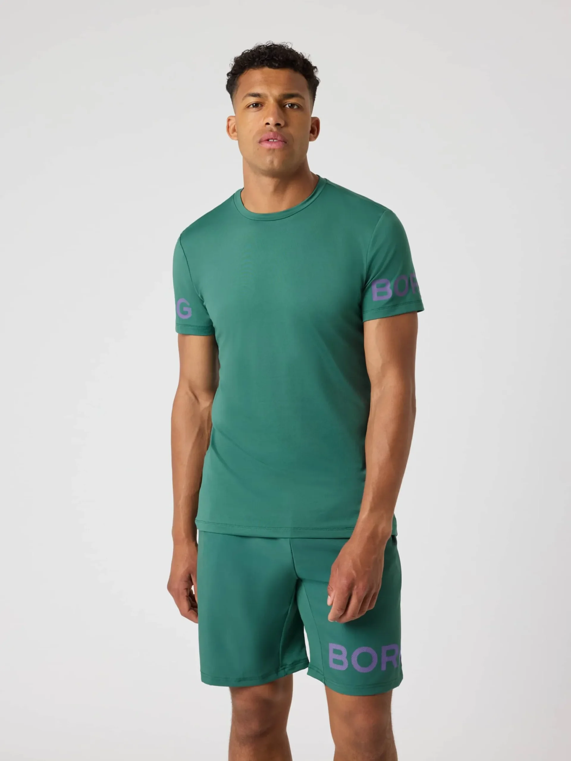 Björn Borg T-Shirts|Gym & Träning * Borg T-hirt Mallard Green