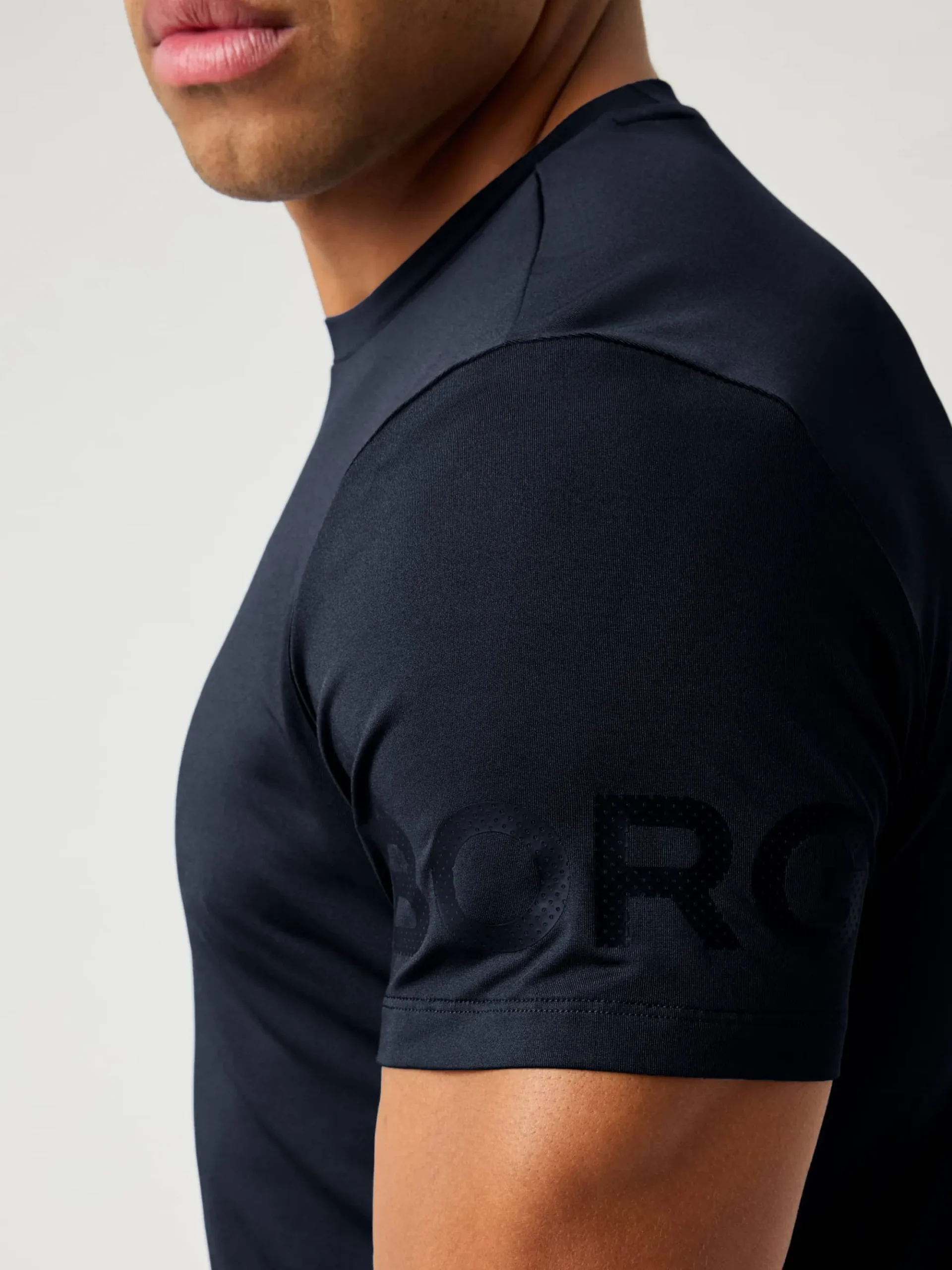 Björn Borg T-Shirts|Gym & Träning * Borg T-hirt Mörkblå Tonal Logga
