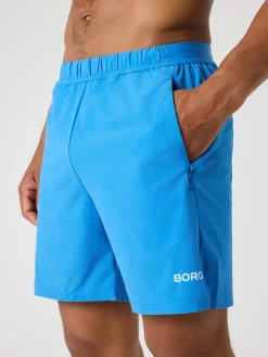 Björn Borg Gym & Träning|Shorts * Borg Zip hort 7 Inch Palace Blue