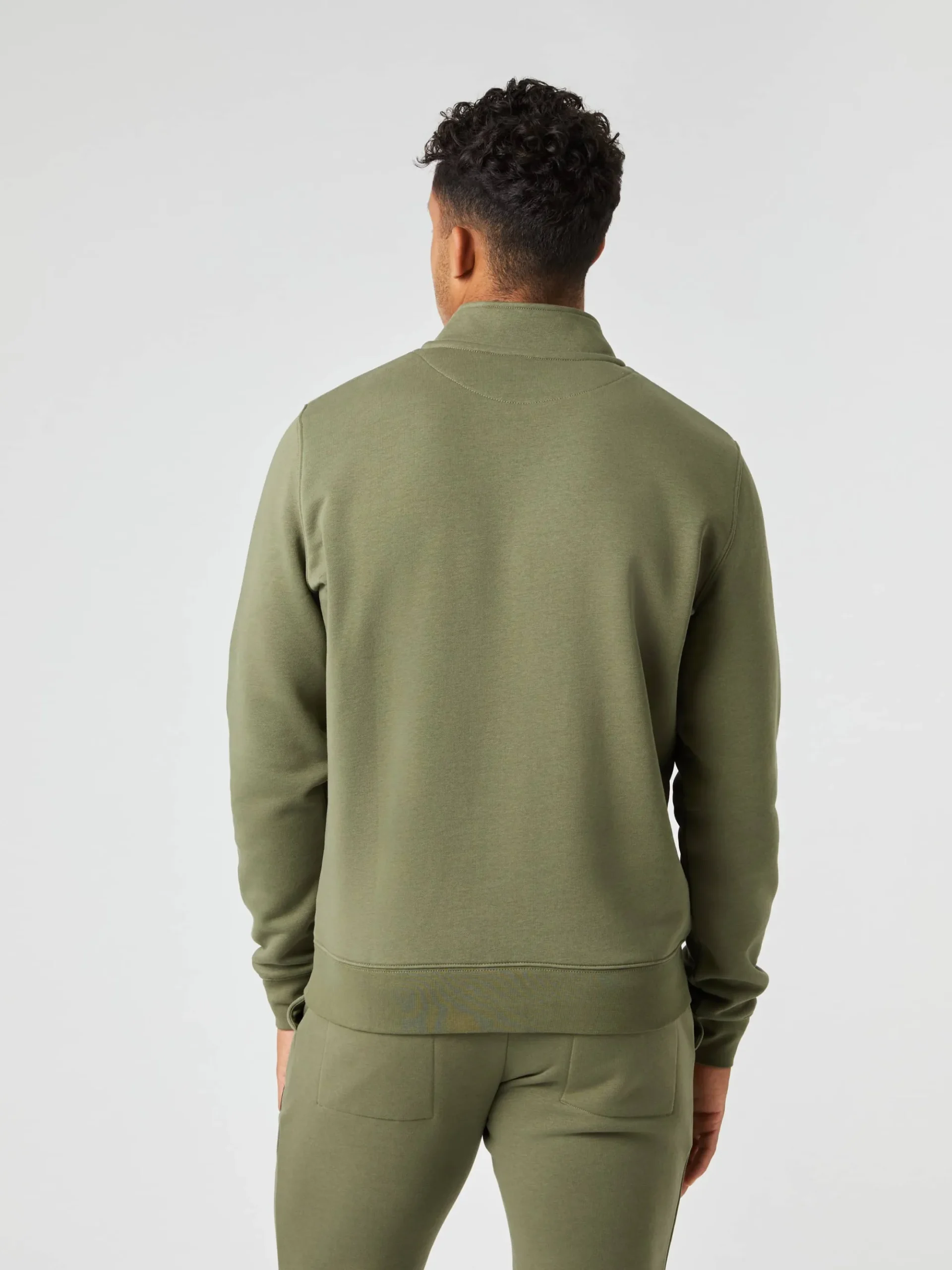 Björn Borg Tröjor * Centre Haf Zip Dusty Olive
