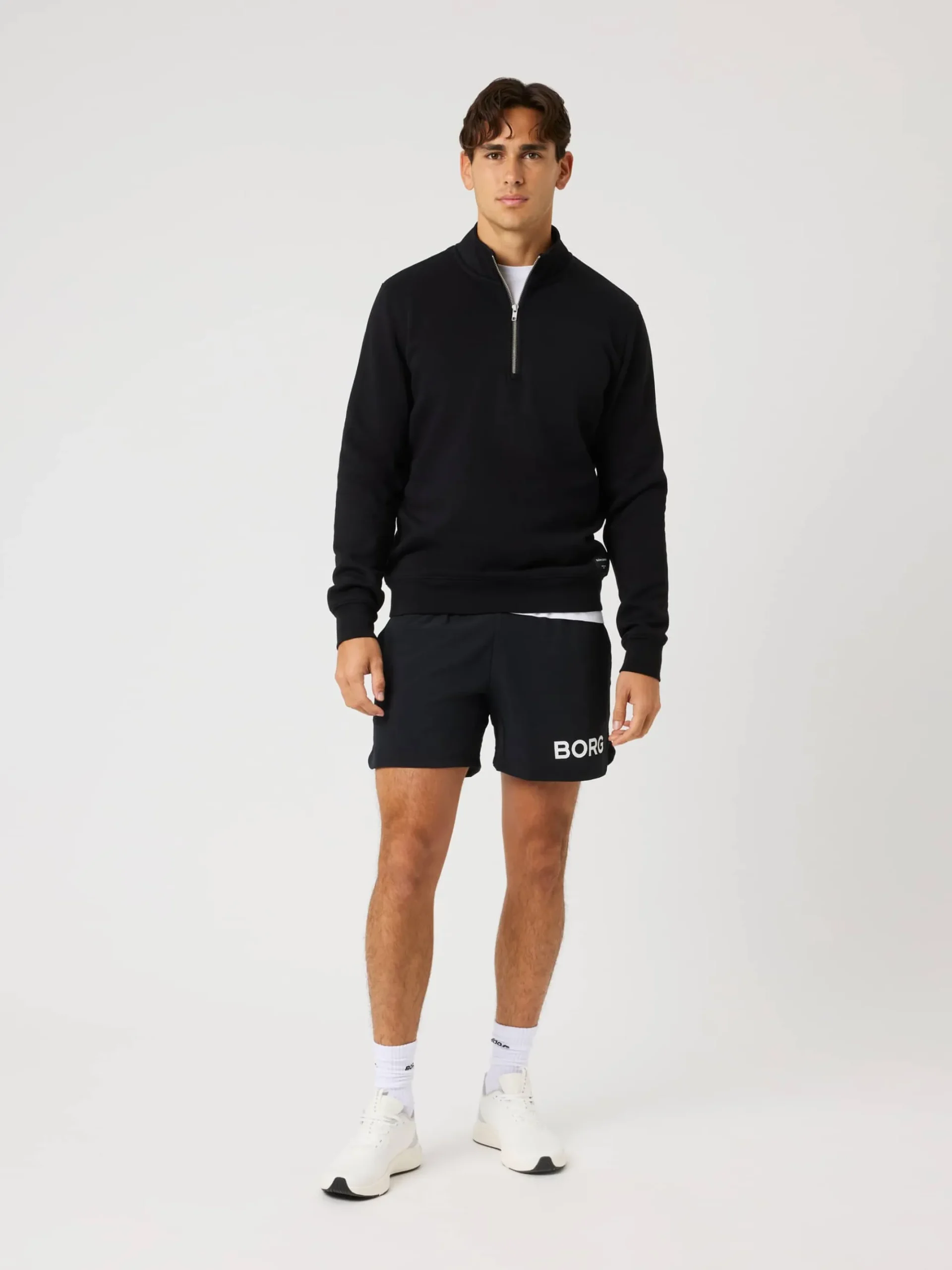 Björn Borg Tröjor|Vardag & Loungewear * Centre Haf Zip Black Beauty