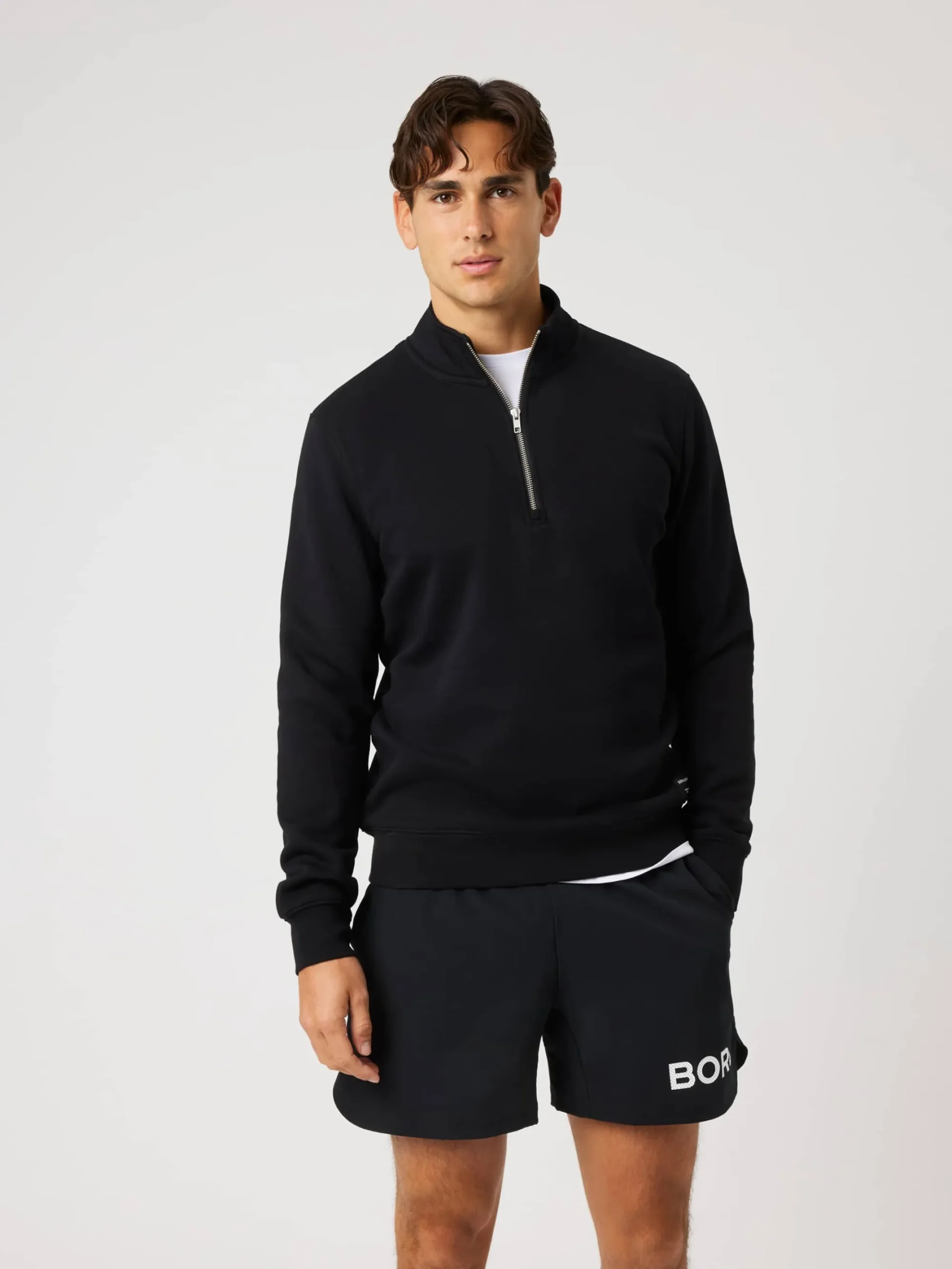 Björn Borg Tröjor|Vardag & Loungewear * Centre Haf Zip Black Beauty