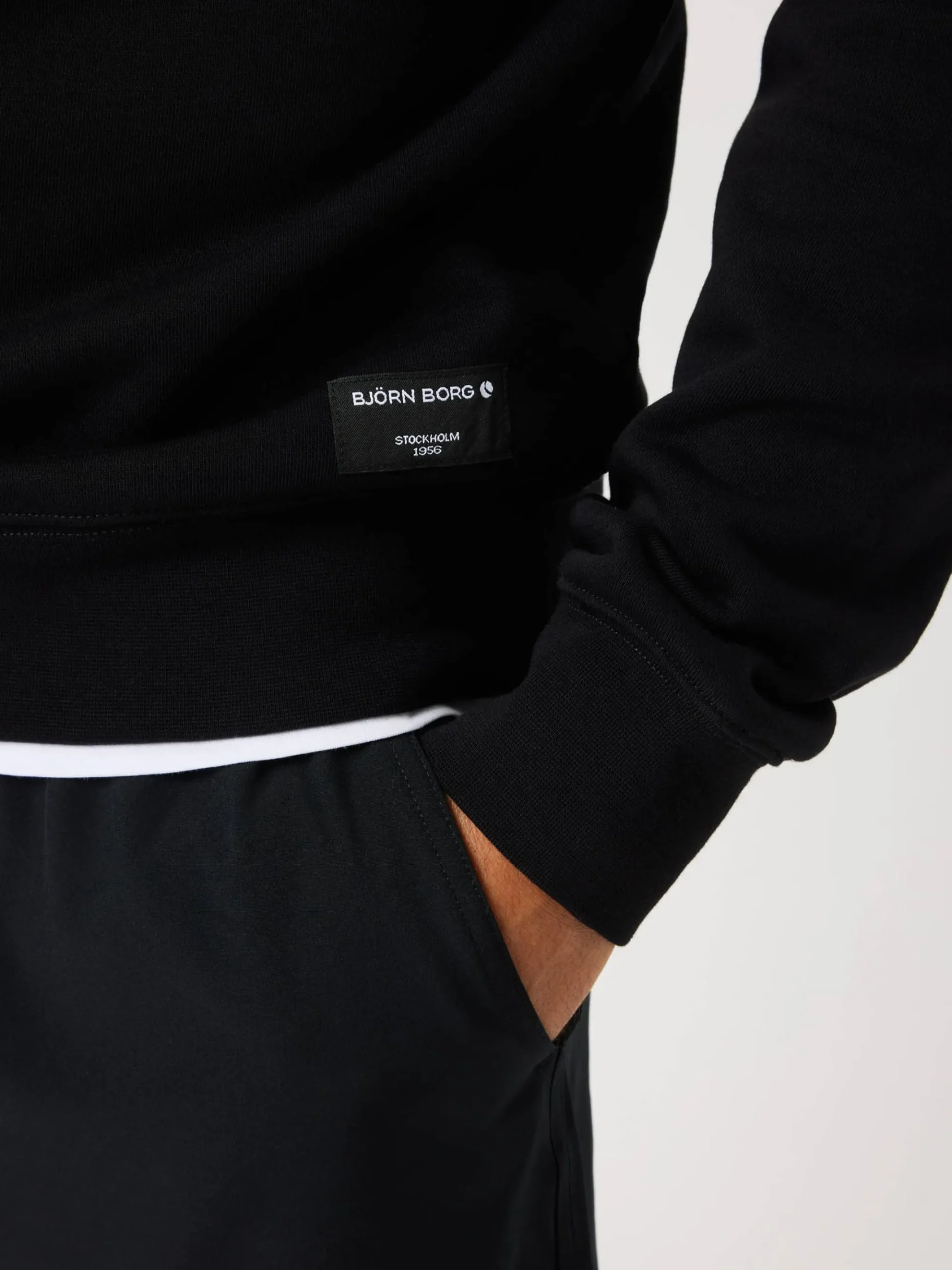 Björn Borg Tröjor|Vardag & Loungewear * Centre Haf Zip Black Beauty