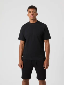 Björn Borg T-Shirts|Vardag & Loungewear * Centre High Neck T-hirt Black Beauty