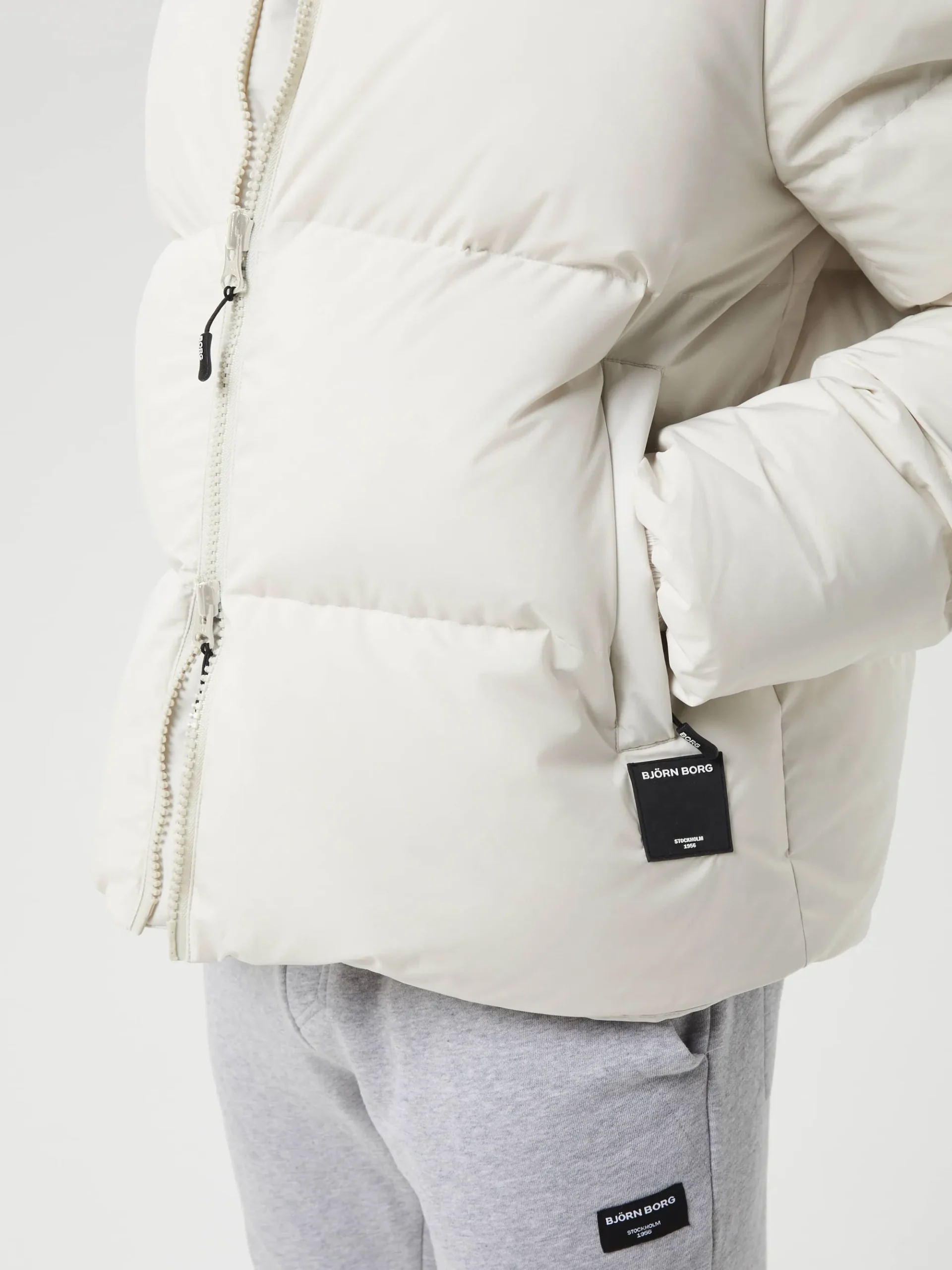 Björn Borg Jackor * Centre Puffer Jacket Silver Birch