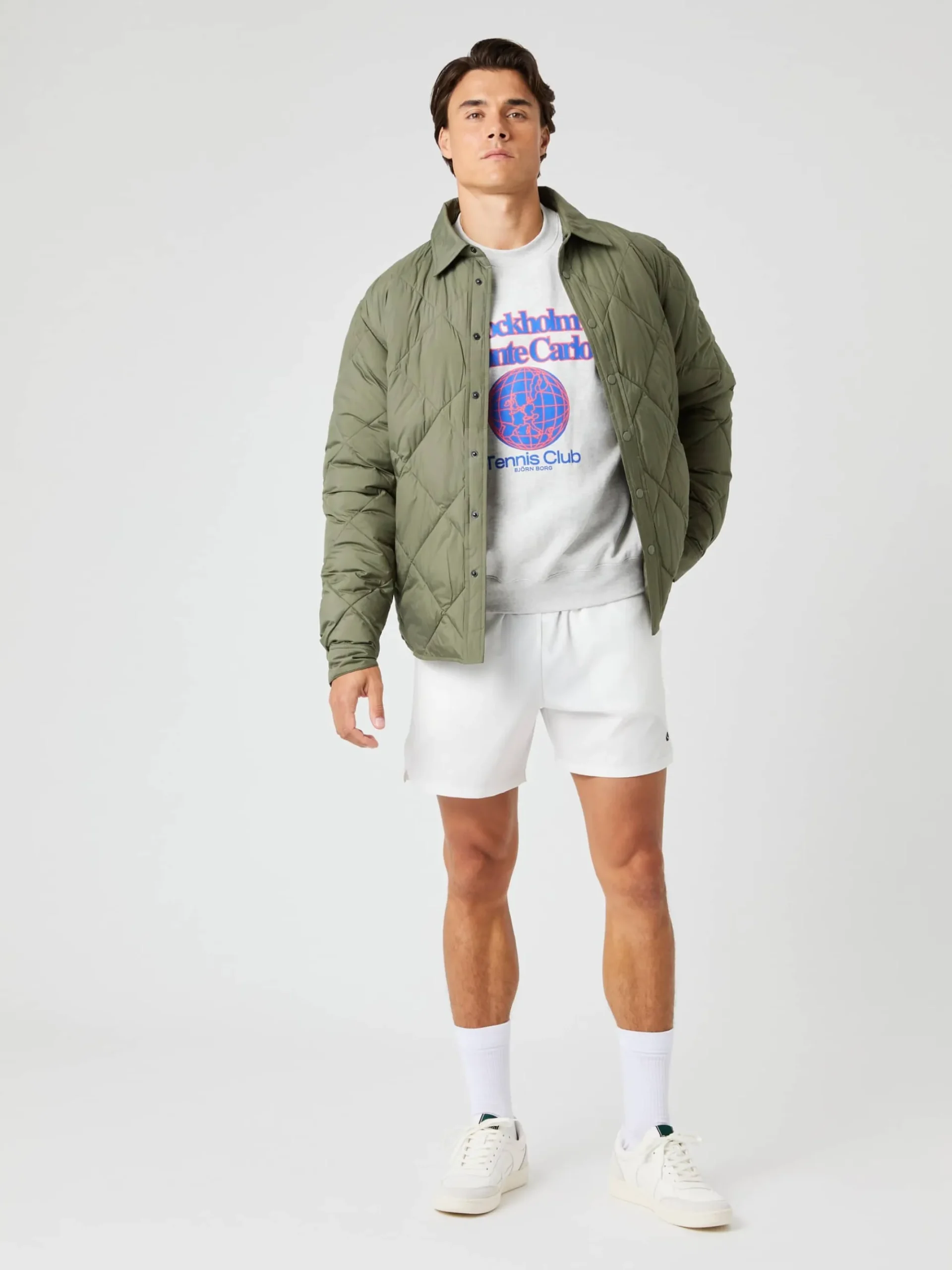 Björn Borg Jackor * Centre Quited Overhirt Dusty Olive