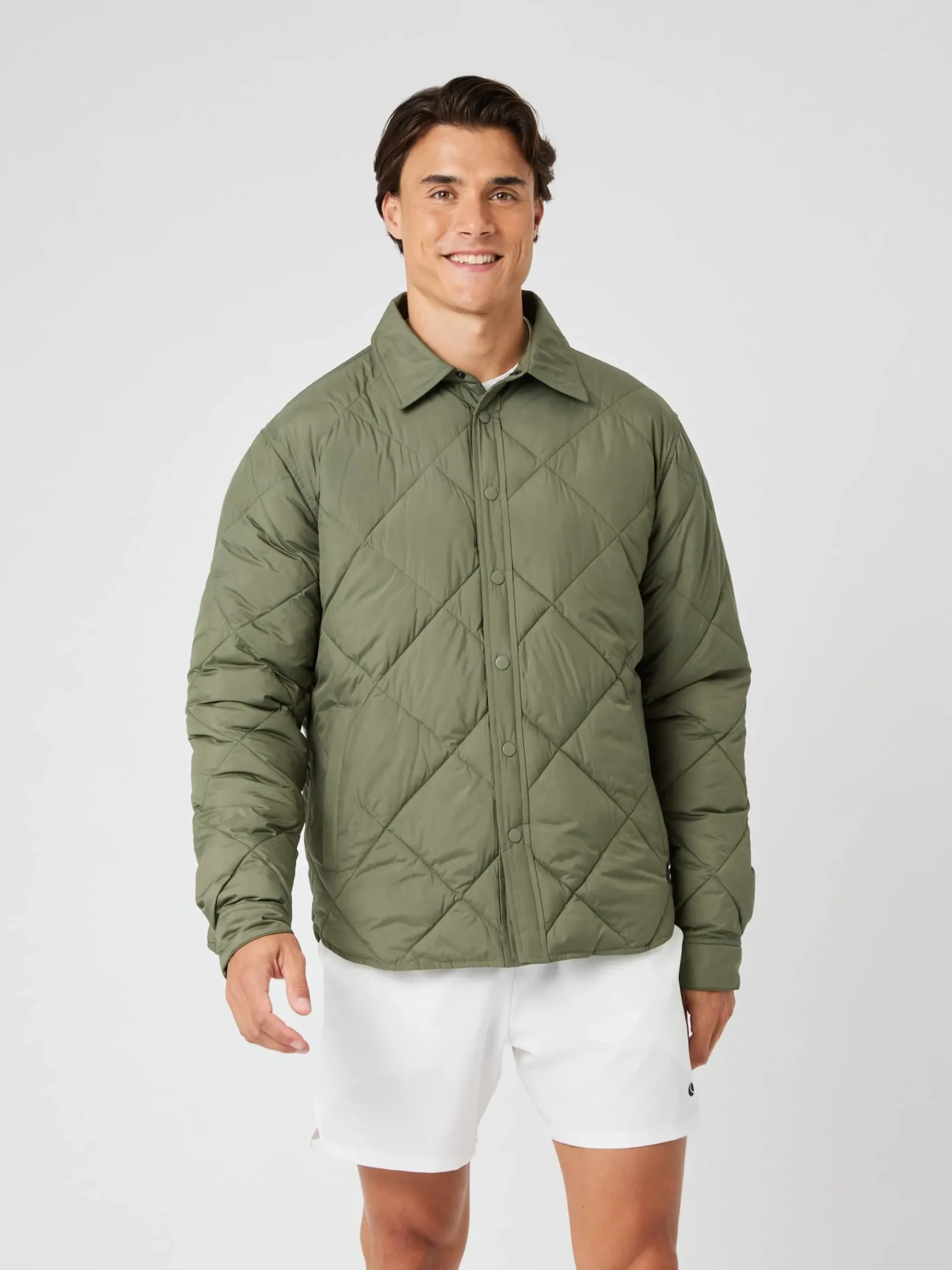 Björn Borg Jackor * Centre Quited Overhirt Dusty Olive