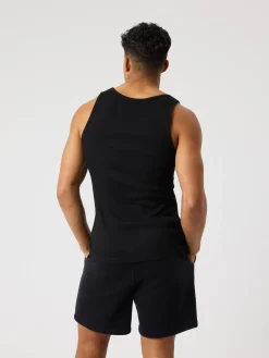 Björn Borg Tank Tops * Centre Ribbed Tank Black Beauty