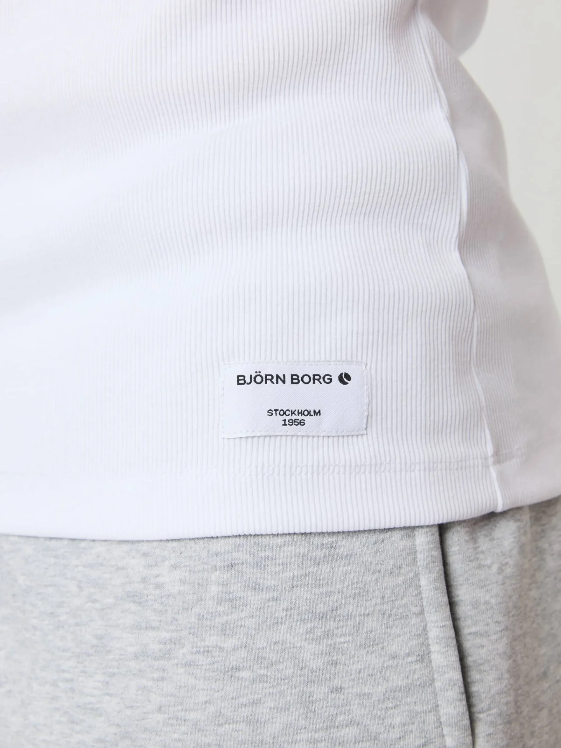 Björn Borg Tank Tops|Vardag & Loungewear * Centre Ribbed Tank Brilliant White