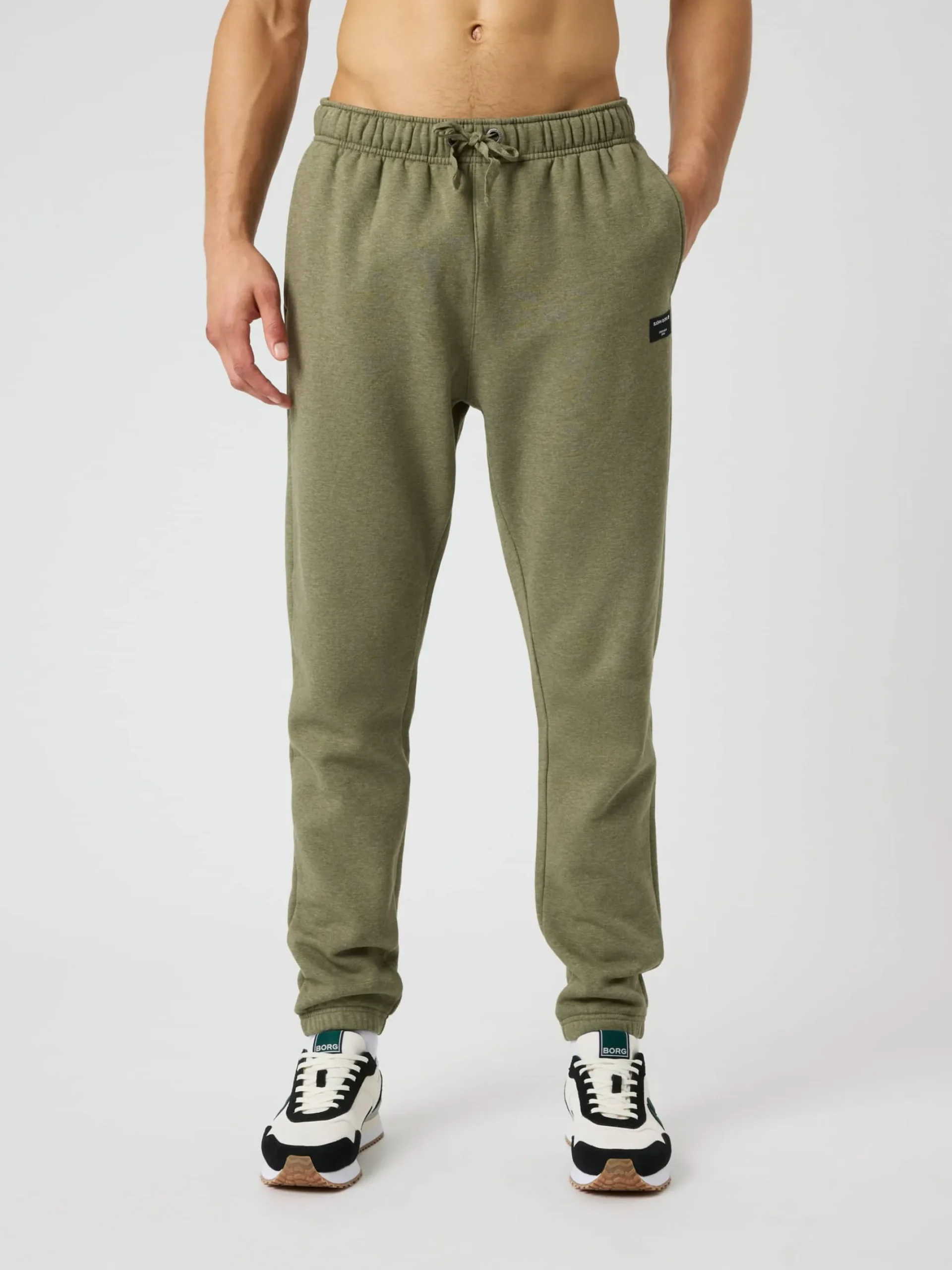 Björn Borg Vardag & Loungewear|Byxor * Centre weatpant Winter Moss Melange
