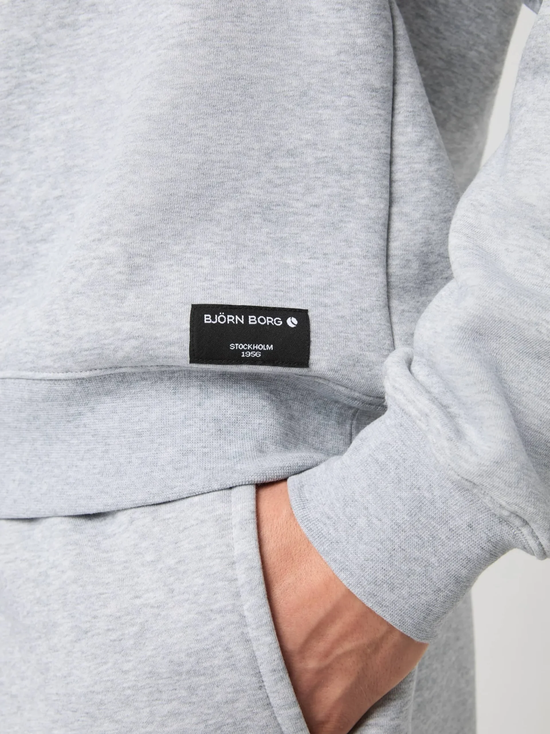 Björn Borg Tröjor|Vardag & Loungewear * Centre weathirt Gråmelerad