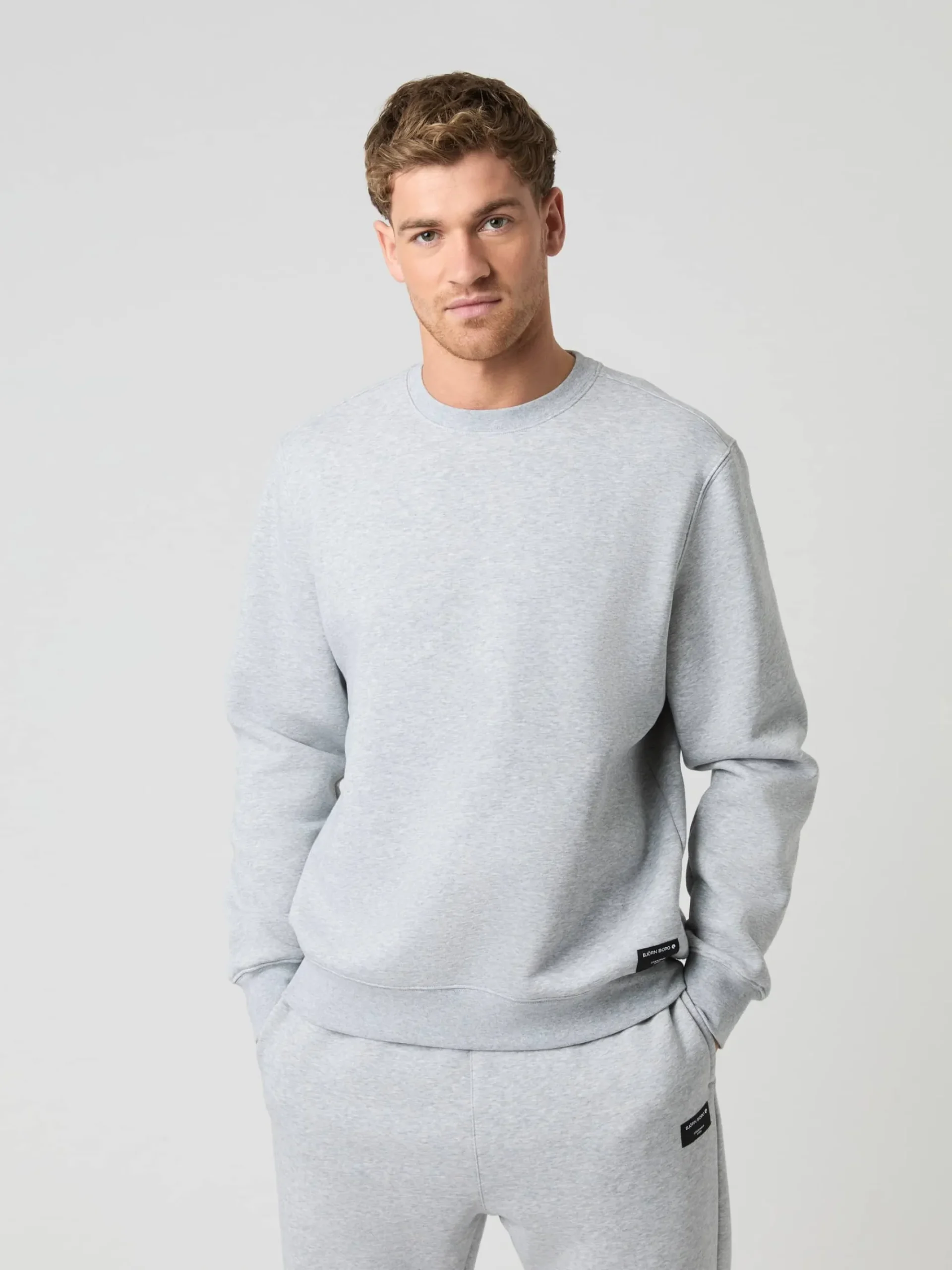 Björn Borg Tröjor|Vardag & Loungewear * Centre weathirt Gråmelerad