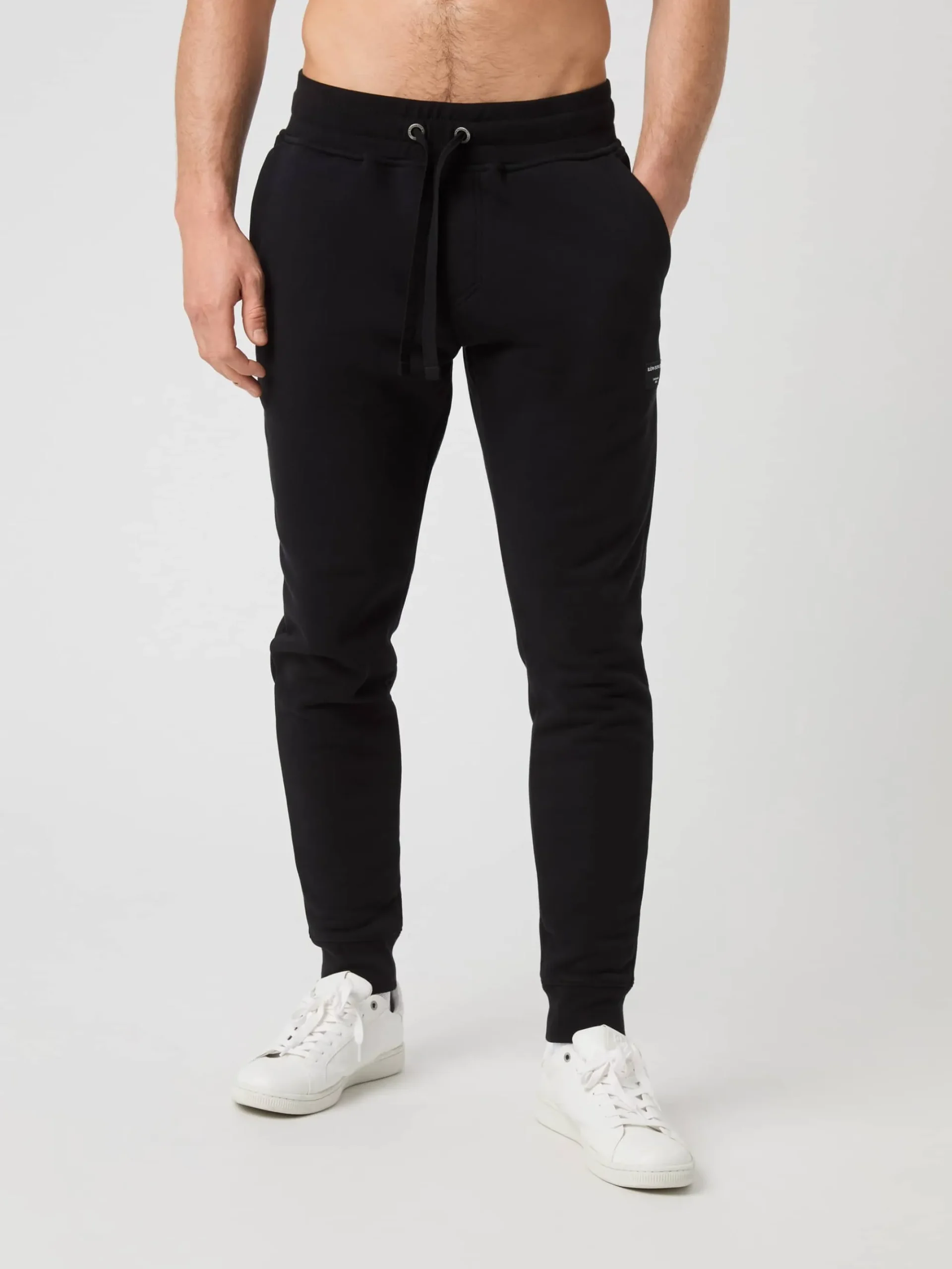 Björn Borg Vardag & Loungewear|Byxor * Centre Tapered weatpant Black Beauty
